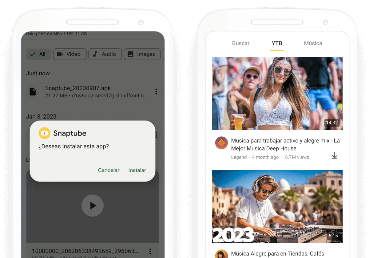 ¿Cómo realizar Snaptube descargar gratis para Android?